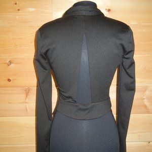 Wet Seal Black Open Back Blazer /Jacket Size L